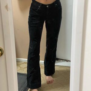 Low rise vintage flare corduroy jeans!